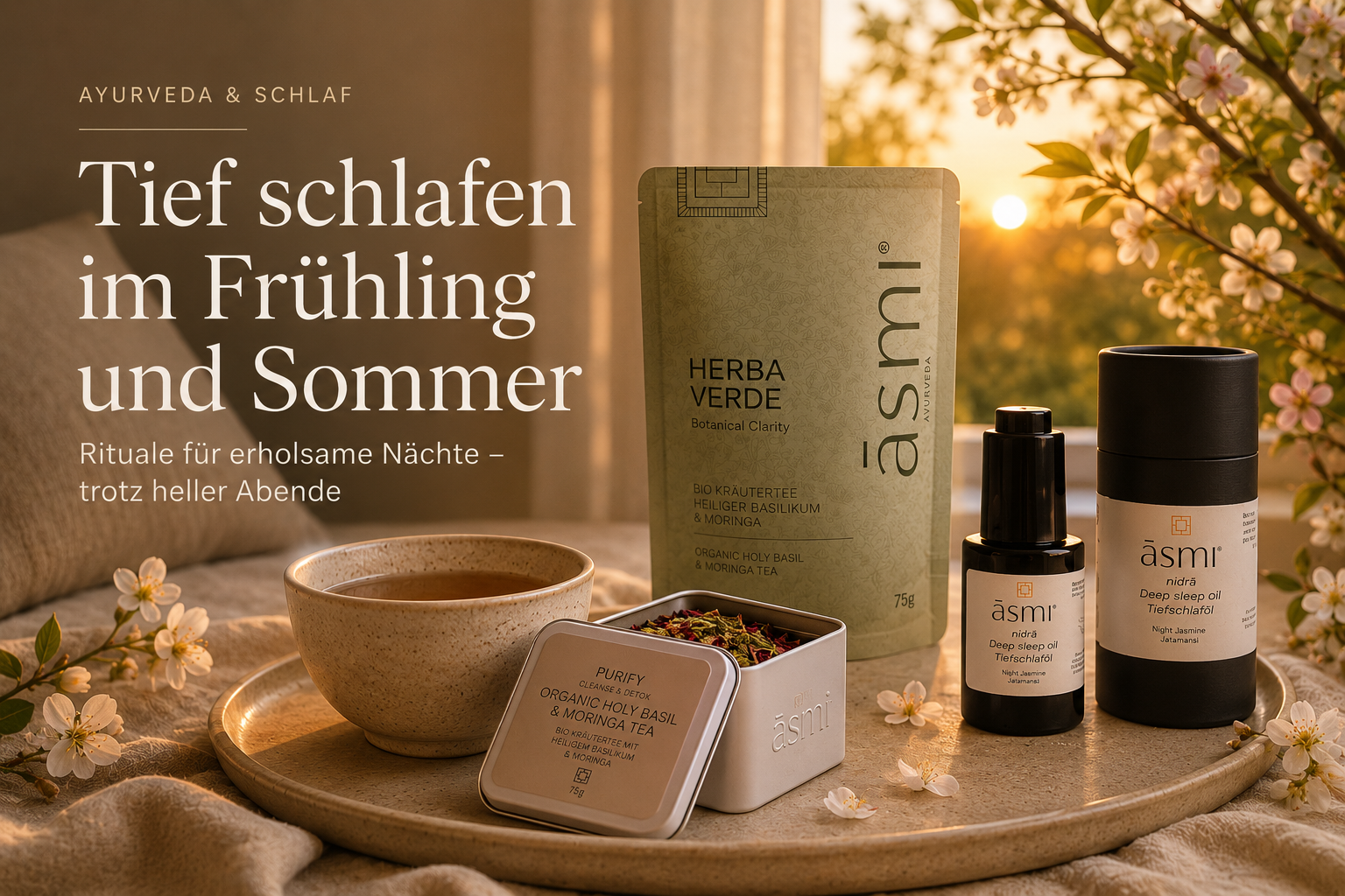 Tief schlafen im Frühling und Sommer